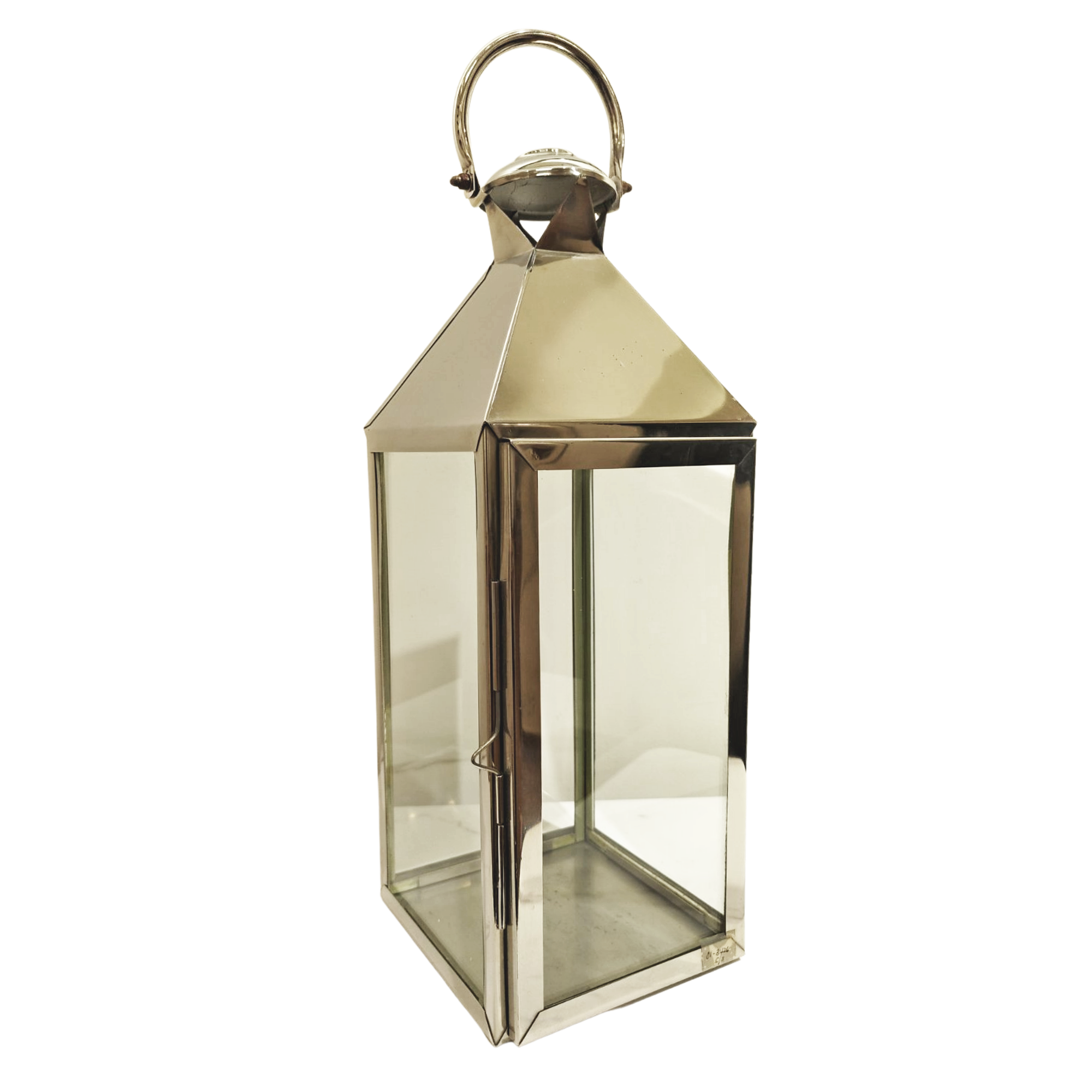Baring Lantern with Ring Handle and Clear Glass