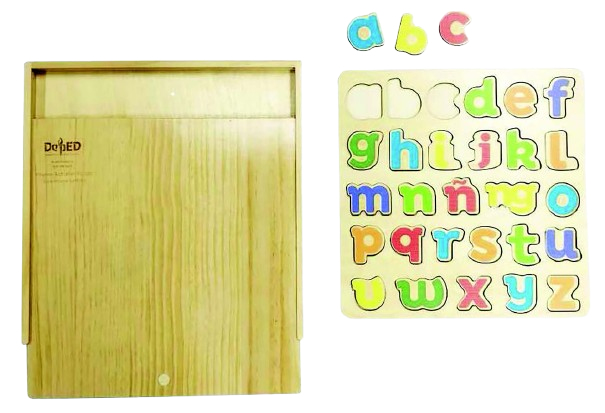 Filipino Alphabet Puzzle Lowercase Letters (Wood)