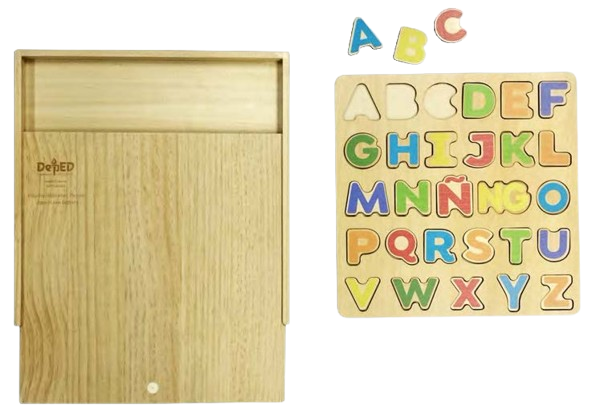 Filipino Alphabet Puzzle Uppercase Letters (Wood)