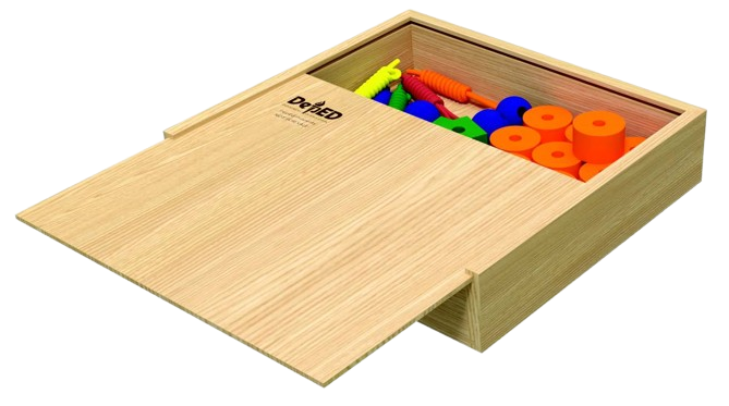 Shape Lacing Cards (Wood)